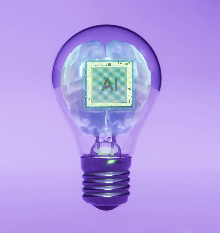 AI circuit brain representing AI software development expertise