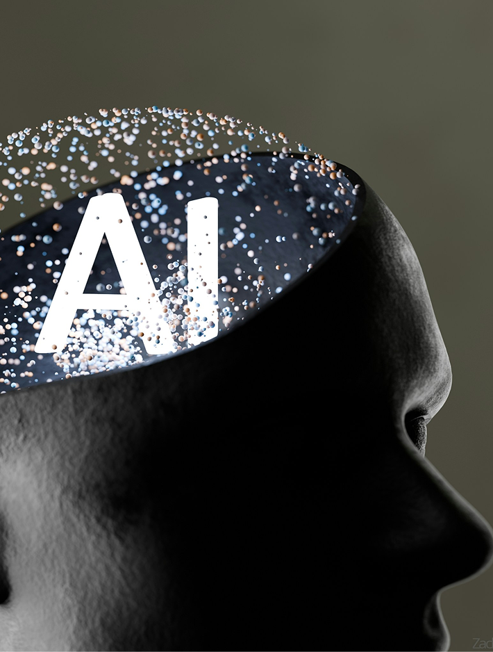 AI circuit brain representing AI software development expertise