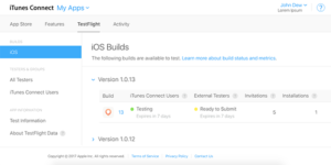 Beta App Testing Via TestFlight iOS
