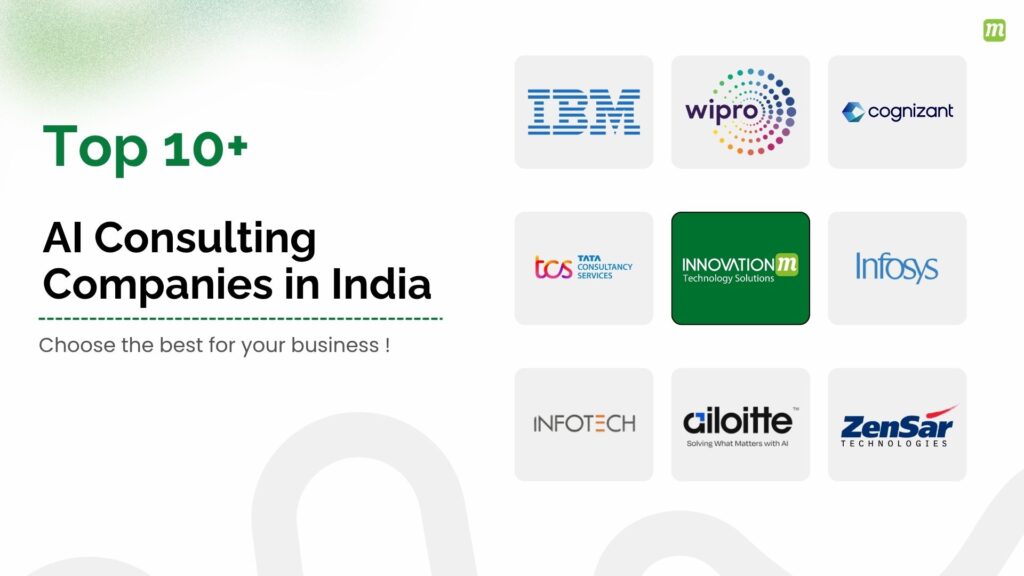 Top AI Consulting Companies in India 2026