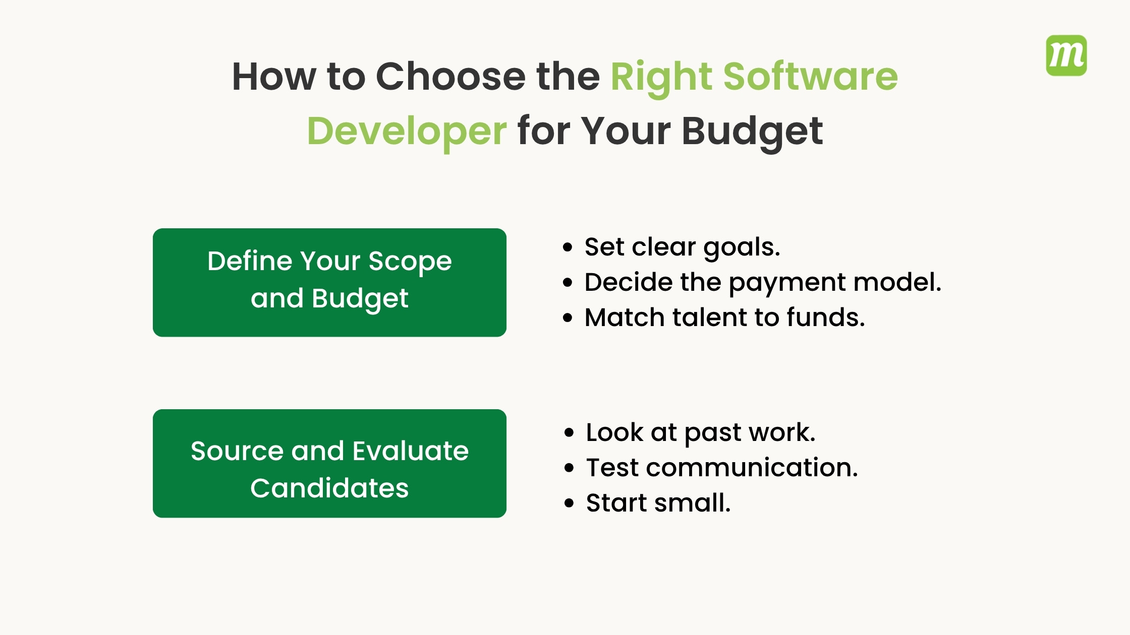How to Choose the Right Software Developer for Your Budget