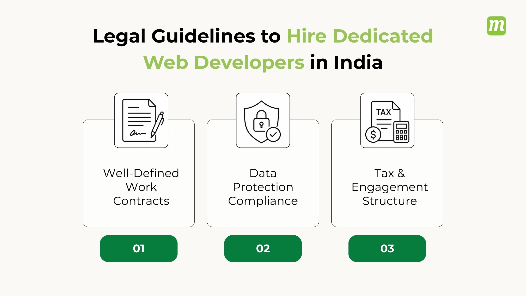 Legal Guidelines to Hire Dedicated Web Developers