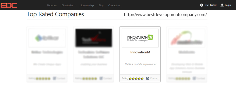 InnovationM on BDC homepage