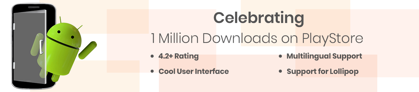 My Android 1 million downloads